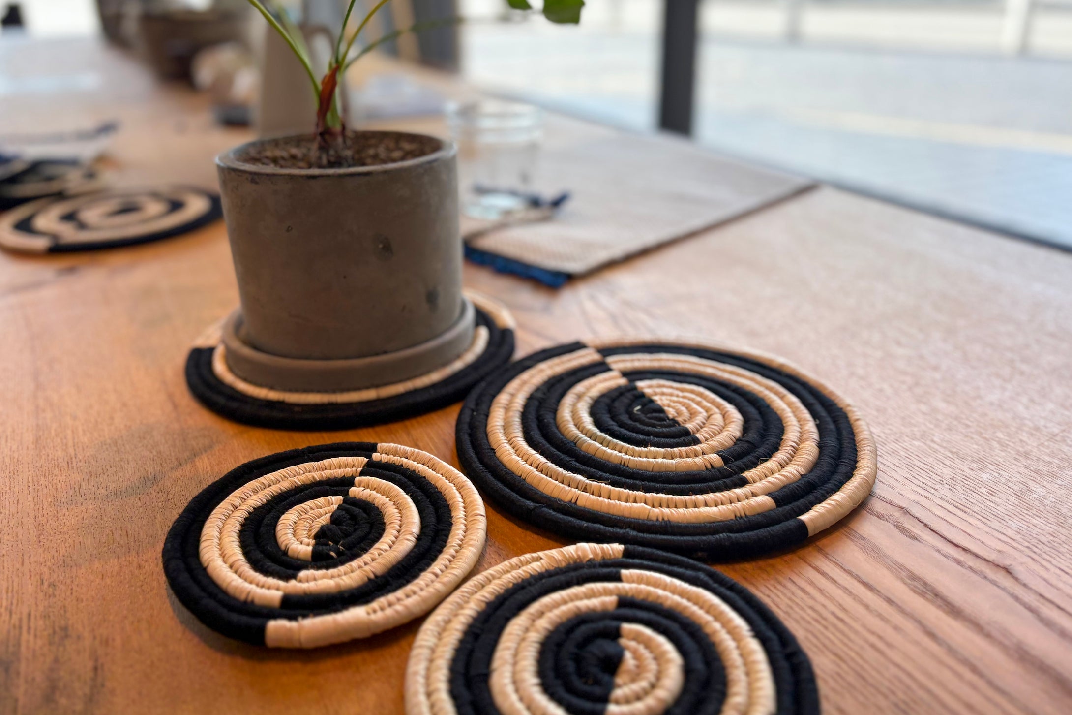 Sabai Place Mat 7 Checker Black