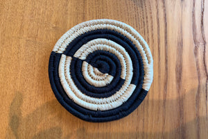 Sabai Coaster Checker Black